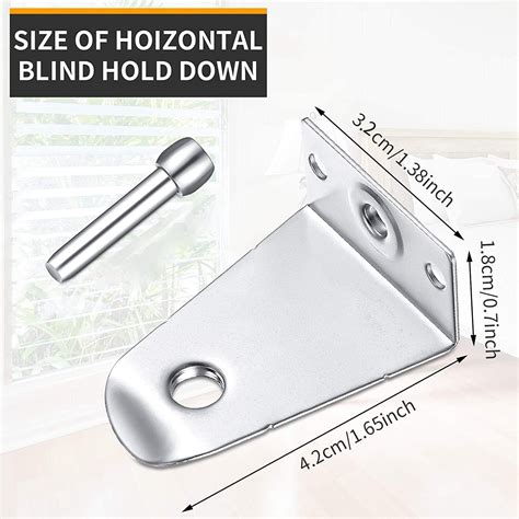 mini blinds metal hold down bracket|mini blind brackets walmart.